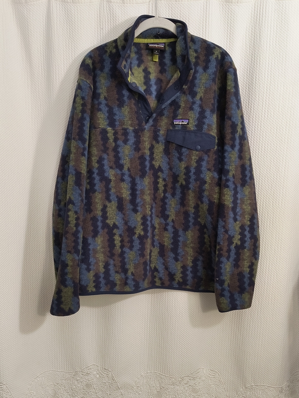 Patagonia Synchilla Fleece Pullover Jacket - Blue, Green, Brown Men's
